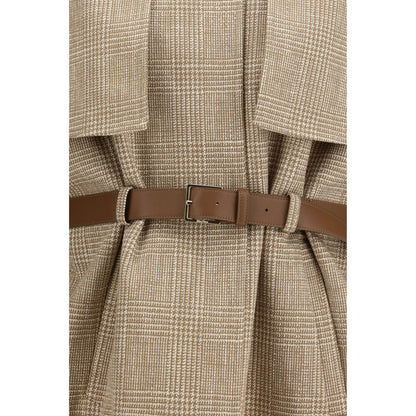 Max Mara Beige Cotton Coat