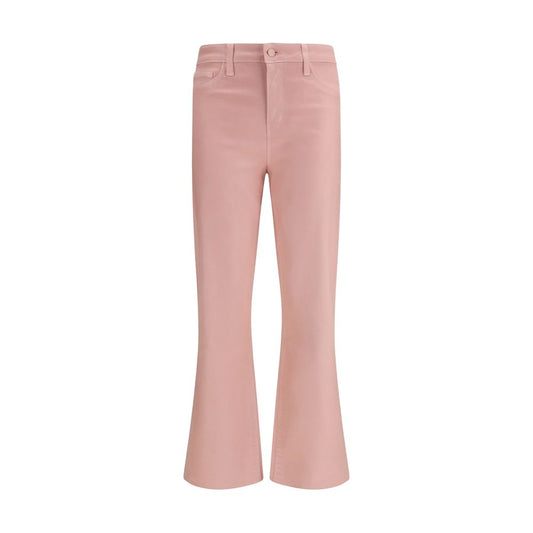 L'Agence Multicolor Cotton Flared Pants