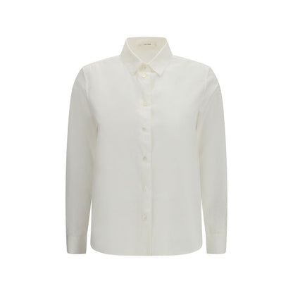 The Row White Cotton Dress Shirt