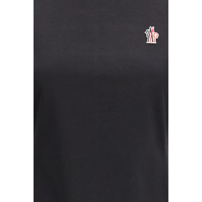 Moncler Grenoble Black Cotton T-Shirt