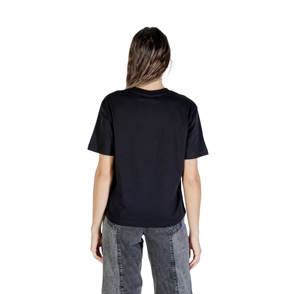 Karl Lagerfeld Black Cotton T-Shirt