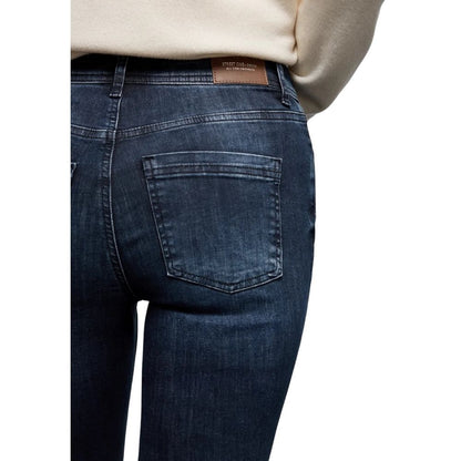 Street One Blue Cotton Skinny Jeans