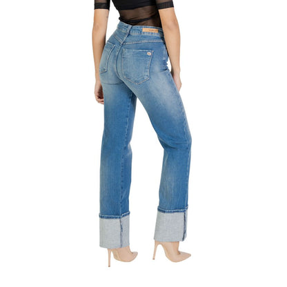 Colcci Blue Cotton Bootcut Jeans