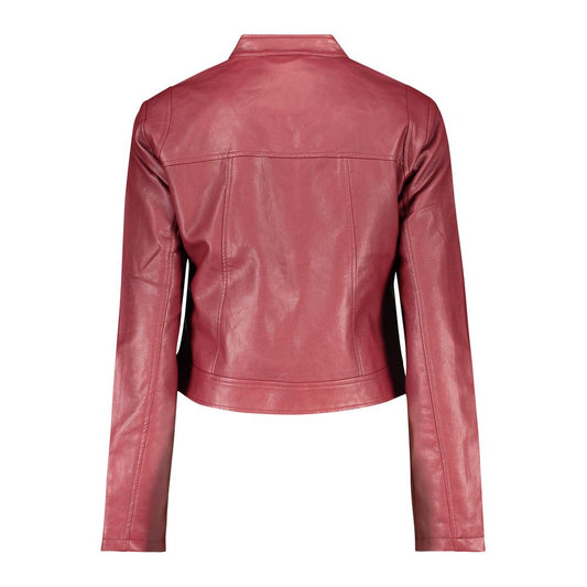 Desigual Rosso Polyurethane Women Jacket