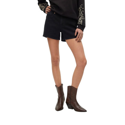 Vero Moda Black Cotton Shorts