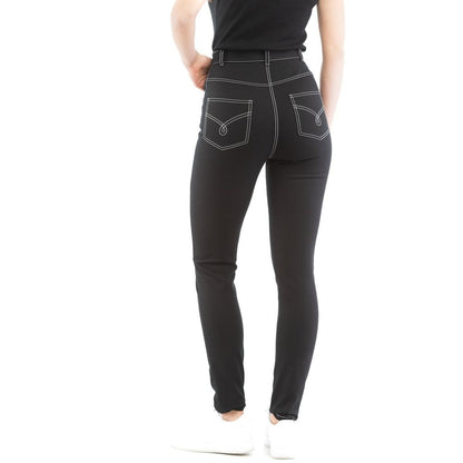 Moschino Multicolor Cotton Skinny Pants