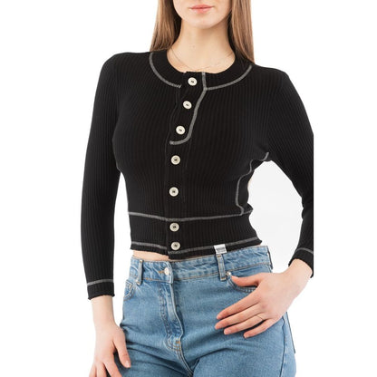 Moschino Multicolor Cotton Long Sleeve T-Shirt