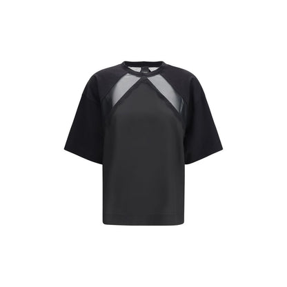 PINKO Black Cotton T-Shirt