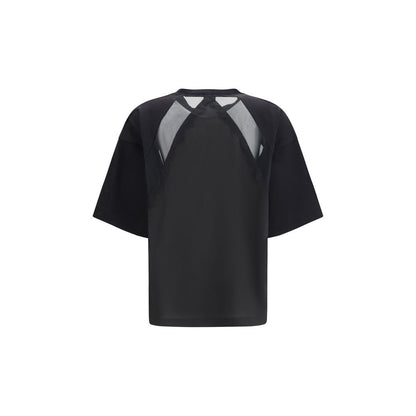 PINKO Black Cotton T-Shirt