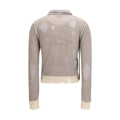 Diesel Gray Cotton Sweatshirt