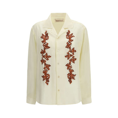 Baziszt Bicolor Cotton Pattern Shirt