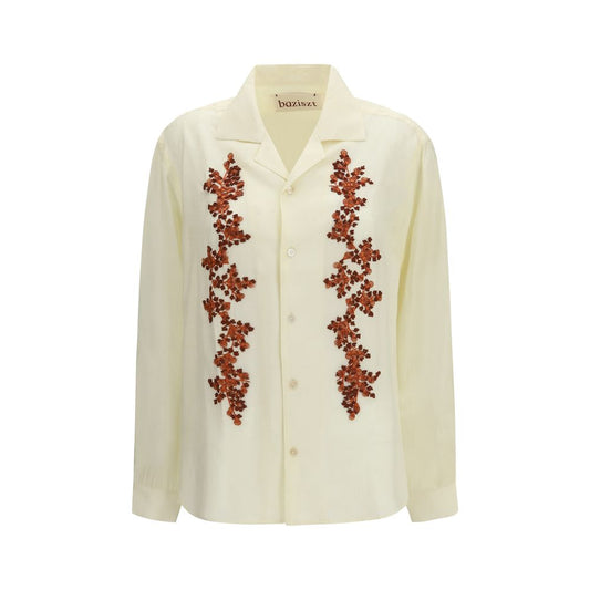 Baziszt Bicolor Cotton Pattern Shirt