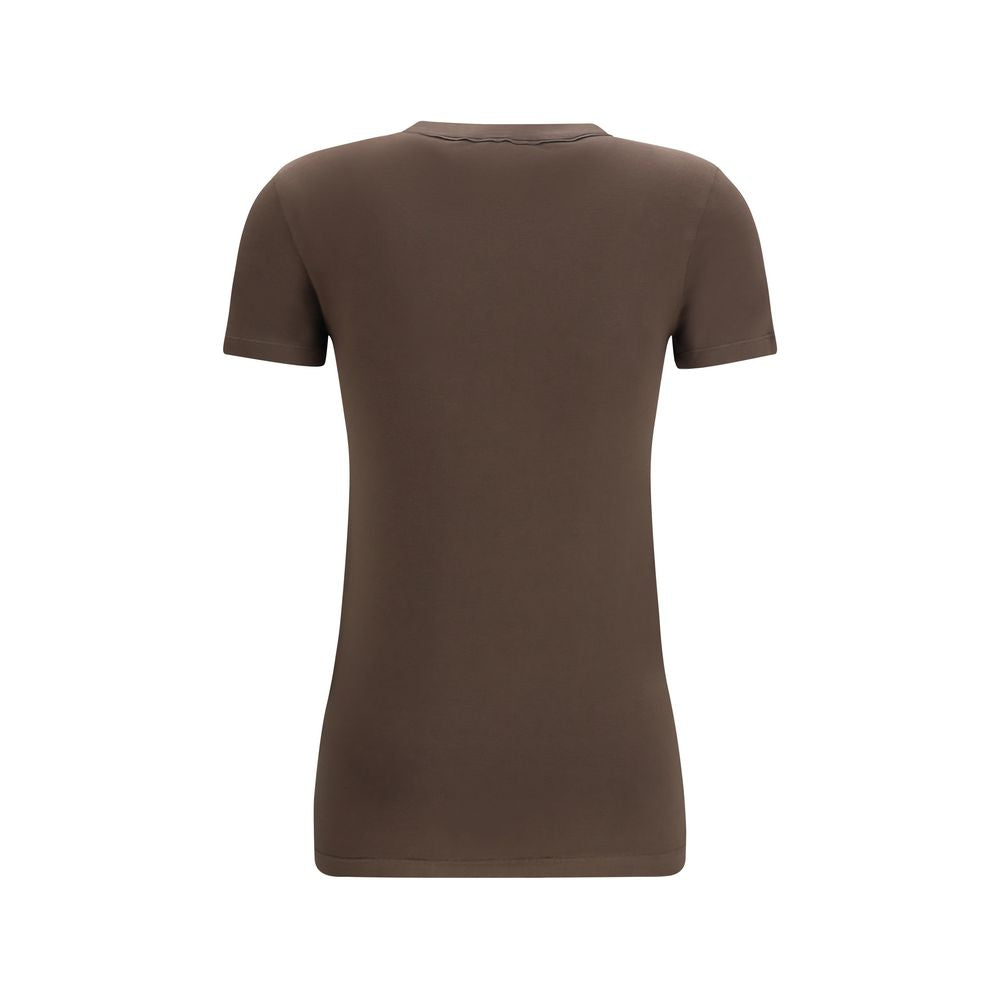 Brunello Cucinelli Brown Cotton T-Shirt