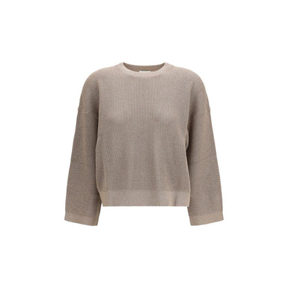 Brunello Cucinelli Gold Cotton Sweatshirt