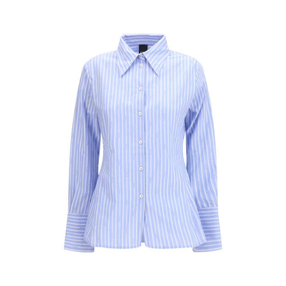 PINKO Blue Cotton Pattern Shirt
