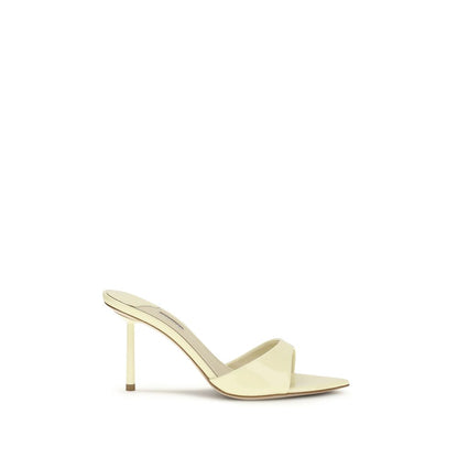 LE SILLA Bicolor Calf Leather Bos Taurus Stiletto Heel Sandals
