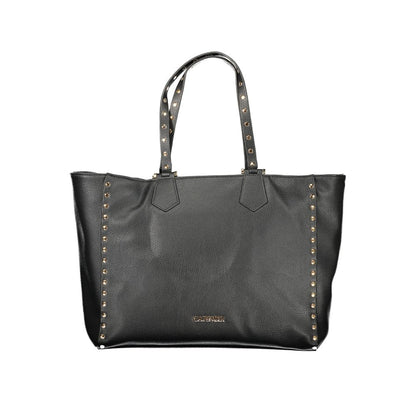 Cafenoir Black Polyurethane Women Shoulder Bag