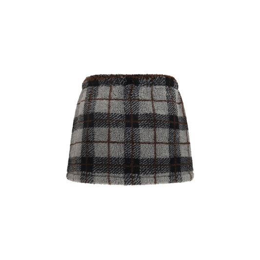 Miu Miu Multicolor Nylon Mini Skirt