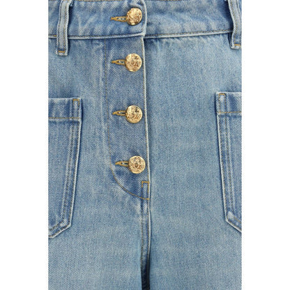 Valentino Garavani Blue Cotton Jeans Denim