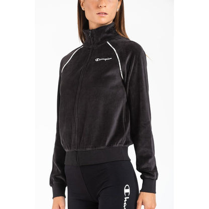Champion Black Cotton Sweatshirt