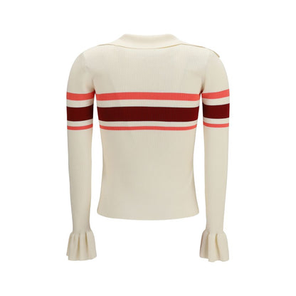 Self-Portrait Beige Viscose Blouse