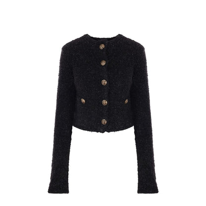 Balenciaga Black Cotton Cardigan