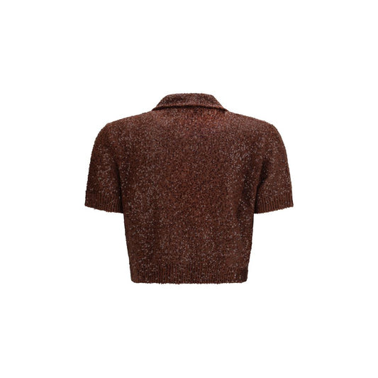 Brunello Cucinelli Bordeaux Linen Shirt