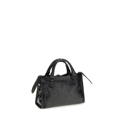 Balenciaga Black Lamb Ovis Aries Aries Shoulder Bag