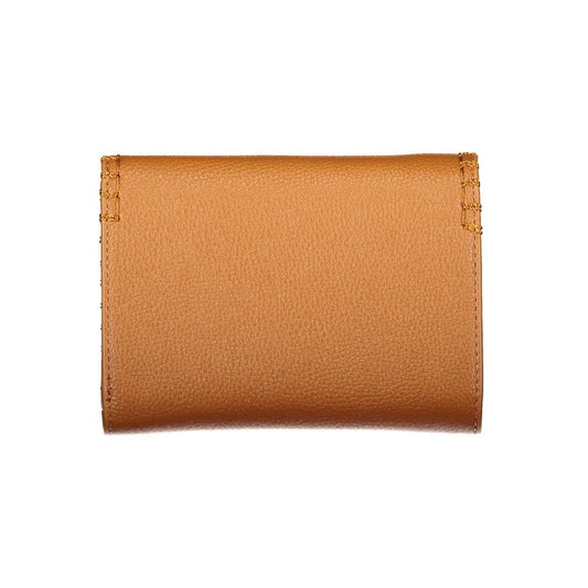 Mario Valentino Brown Polyurethane Womens Wallet