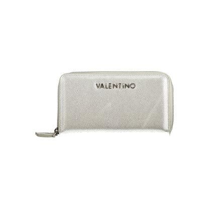 Mario Valentino Silver Polyurethane Womens Wallet