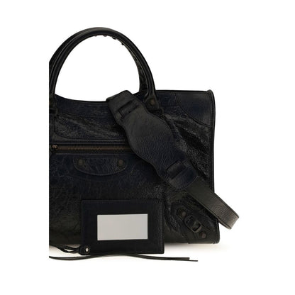Balenciaga Black Lamb Ovis Aries Aries Shoulder Bag