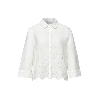 Street One White Cotton Blouse