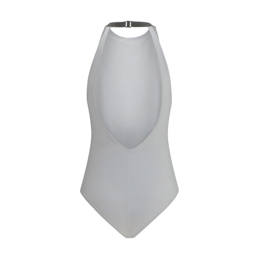 Brunello Cucinelli White Polyamide One-Piece Swimsuit