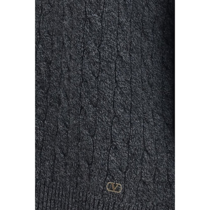 Valentino Garavani Gray Wool Oves Aries Sweatshirt