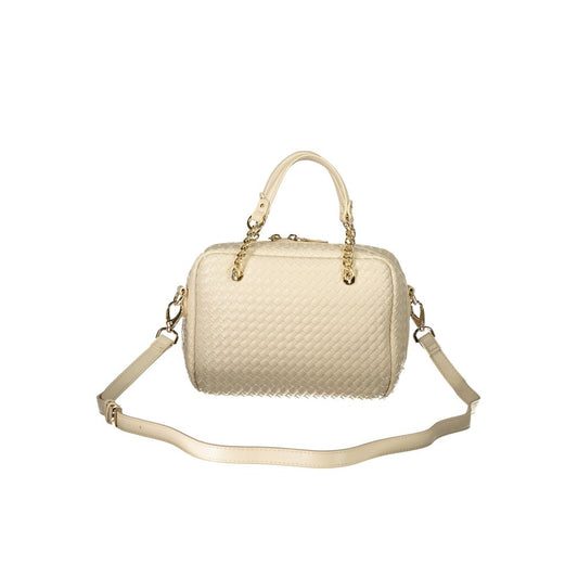 Mario Valentino Beige Polyurethane Womens Bag