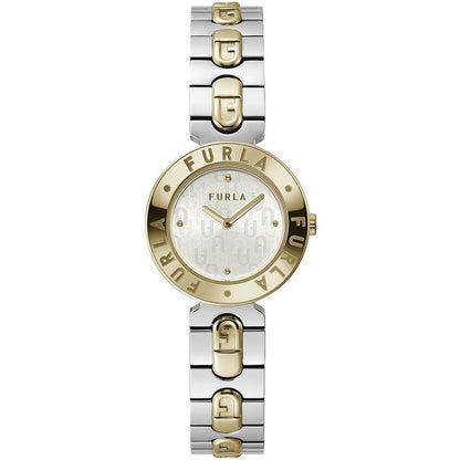 Furla Gray Stainless Steel Dress Watch
