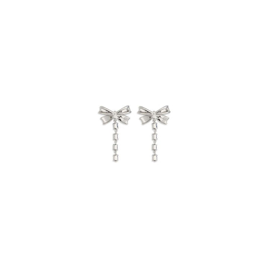 Self-Portrait Silver Brass Earrings