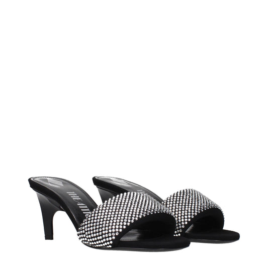 Prada Black Fabric Platform Sandals