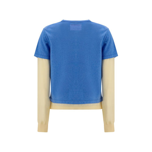 Guest in Residence Blue Cotton Sweatshirt
