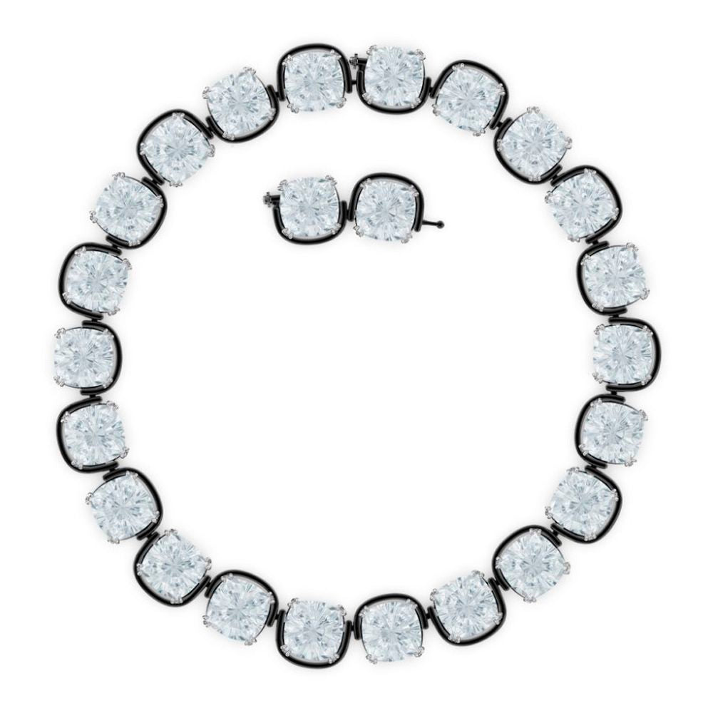Swarovski Gray Glass Necklace