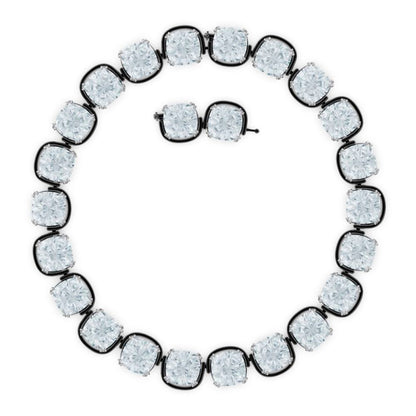 Swarovski Gray Glass Necklace