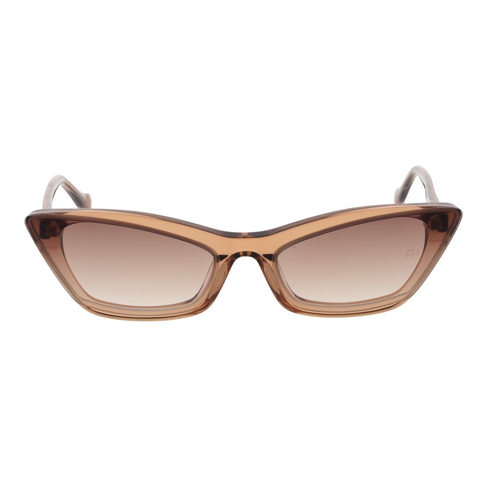 Ana Hickmann Brown Acetate Sunglasses