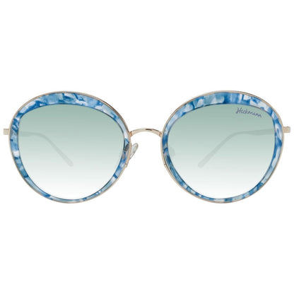Ana Hickmann Blue Metal Sunglasses