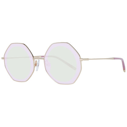 Ana Hickmann Gold Metal Sunglasses