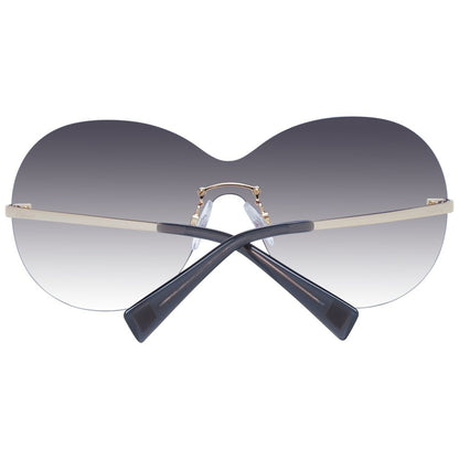 Ana Hickmann Gold Metal Sunglasses