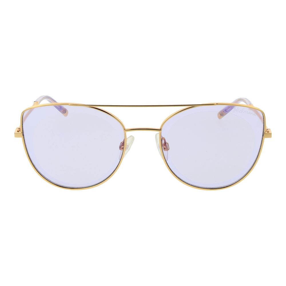 Ana Hickmann Gold Metal Sunglasses