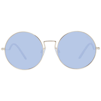 Ana Hickmann Gold Metal Sunglasses