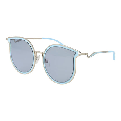 Ana Hickmann Blue Metal Sunglasses