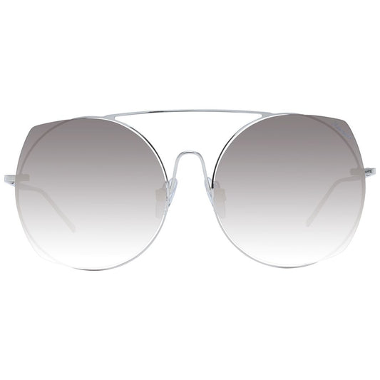 Ana Hickmann Gray Metal Sunglasses