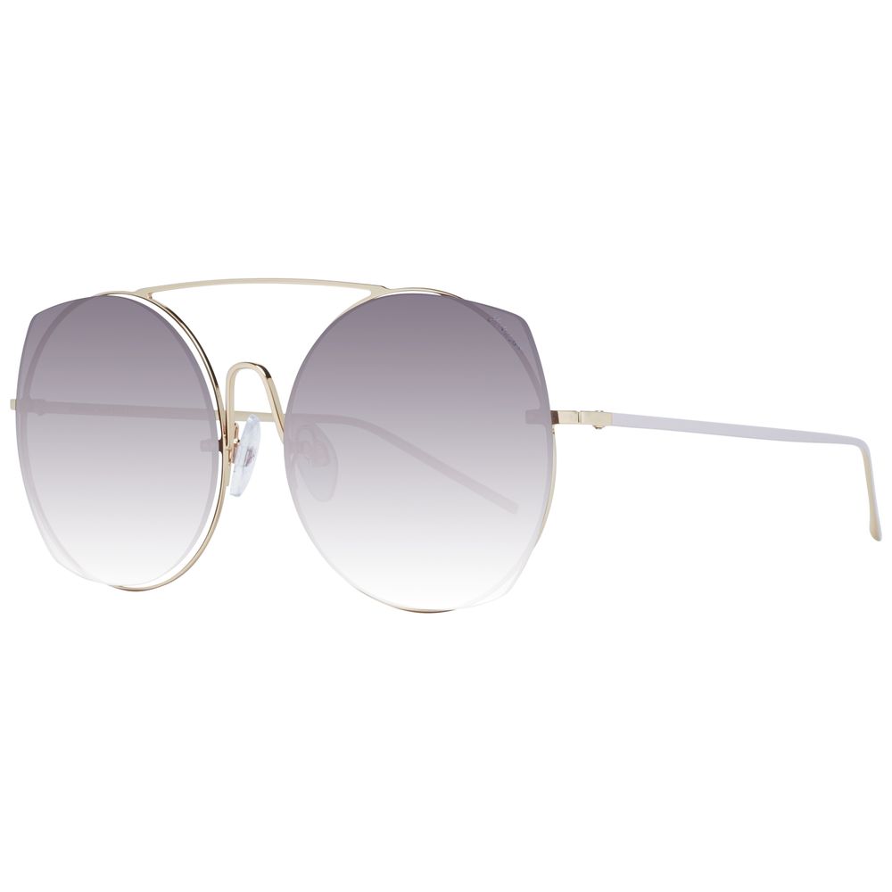 Ana Hickmann Gold Metal Sunglasses